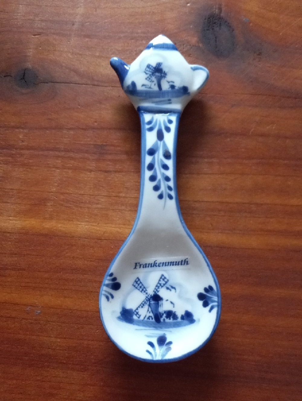 Delft Frankenmuth Blue & White Decorative Ceramic Spoon Fridge Magnet